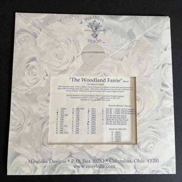 Mirabilia Nora Corbett cross stitch patterns Woodland Fairy HTF - Picture 3 of 4
